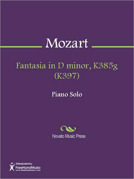 Fantasia in D minor, K385g (K397)