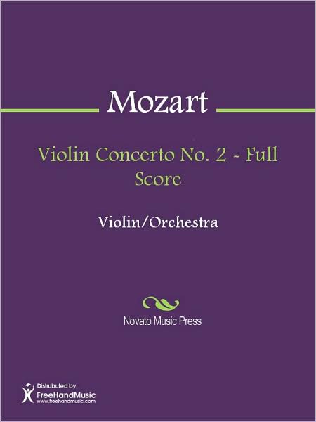 Violin Concerto No. 2 - Full Score