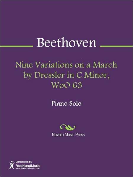 Nine Variations on a March by Dressler in C Minor, WoO 63