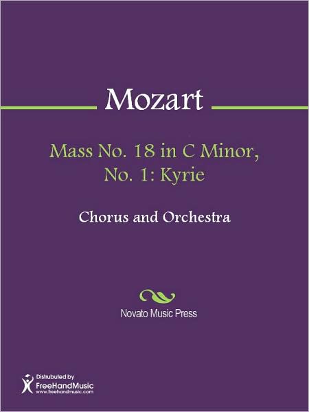 Mass No. 18 in C Minor, No. 1: Kyrie