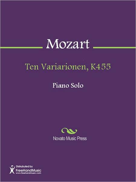 Ten Variarionen, K455