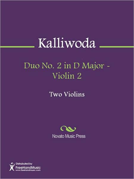 Duo No. 2 in D Major - Violin 2