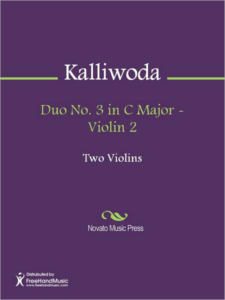 Duo No. 3 in C Major - Violin 2