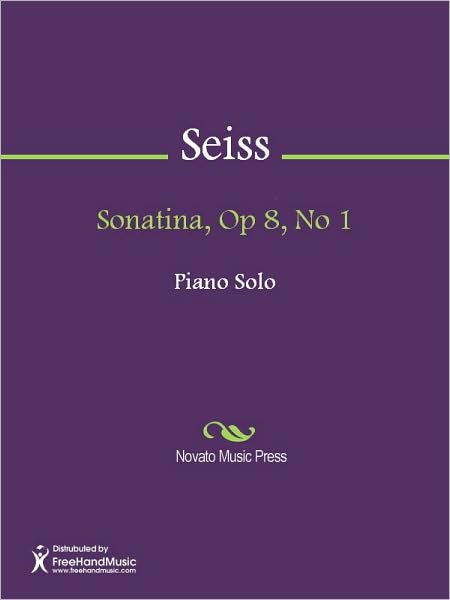 Sonatina, Op 8, No 1