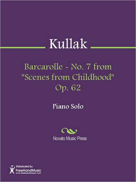 Barcarolle - No. 7 from "Scenes from Childhood" Op. 62