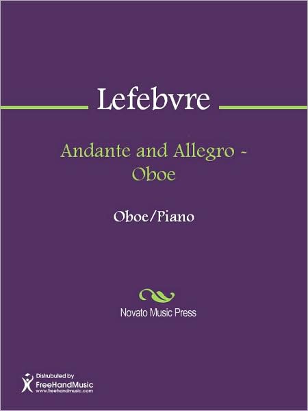 Andante and Allegro - Oboe