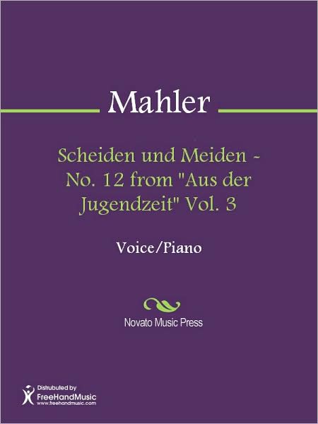 Scheiden und Meiden - No. 12 from "Aus der Jugendzeit" Vol. 3