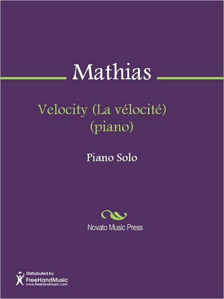 Velocity (La velocite) (piano)