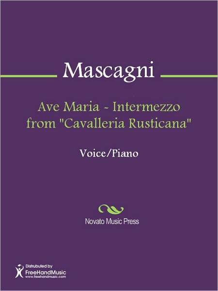Ave Maria - Intermezzo from "Cavalleria Rusticana"