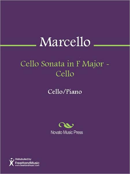 Cello Sonata in F Major - Cello