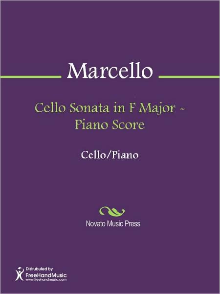 Cello Sonata in F Major - Piano Score