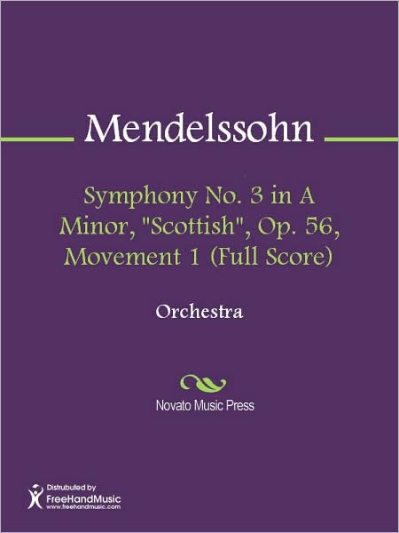Symphony No. 3 in A Minor, "Scottish", Op. 56, Movement 1 (Full Score)