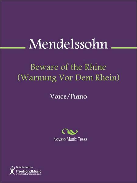 Beware of the Rhine (Warnung Vor Dem Rhein)