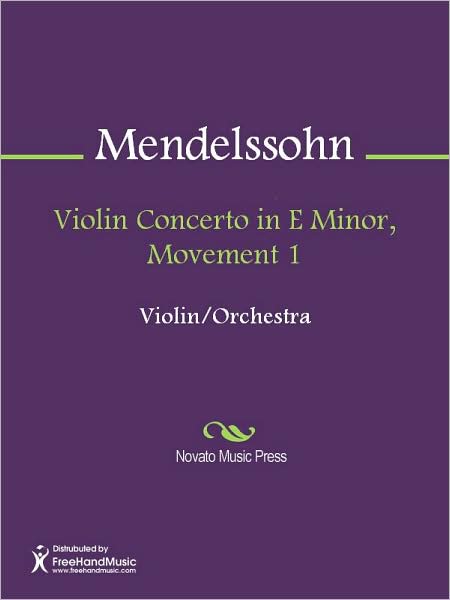 Violin Concerto in E Minor, Movement 1