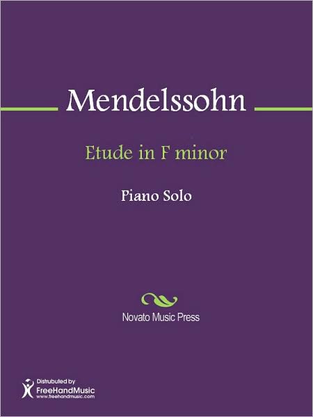 Etude in F minor