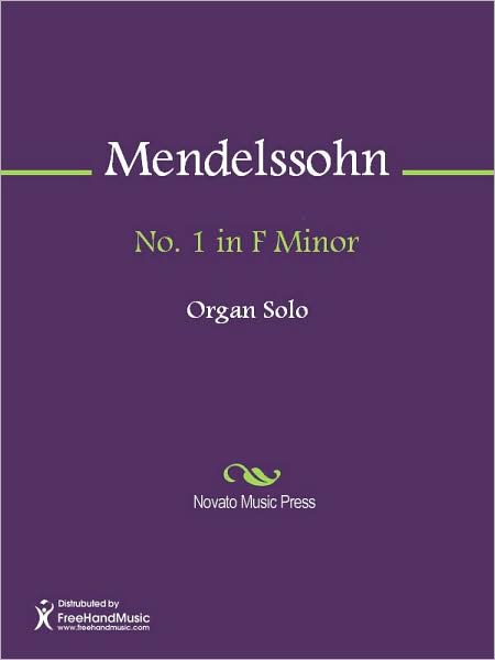 No. 1 in F Minor