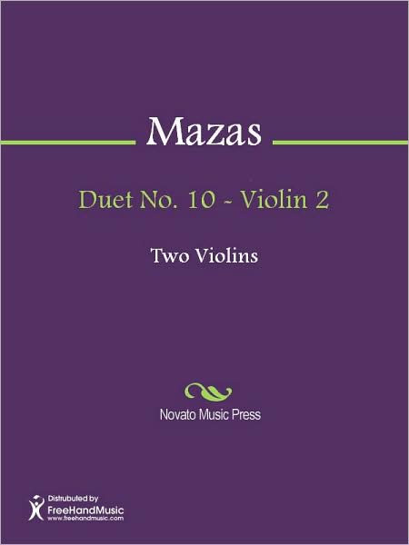 Duet No. 10 - Violin 2