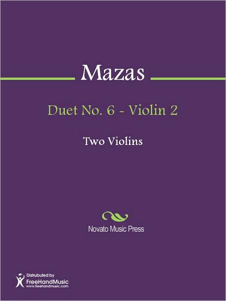 Duet No. 6 - Violin 2