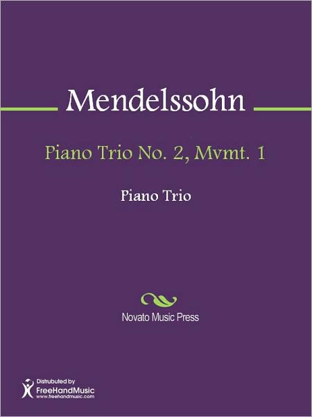 Piano Trio No. 2, Mvmt. 1