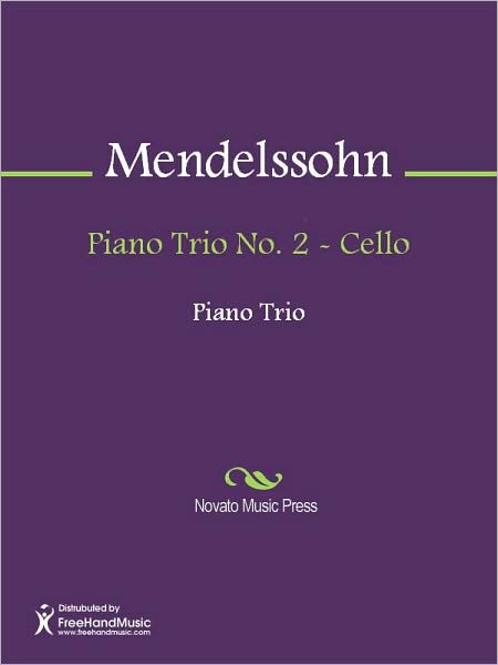 Piano Trio No. 2 - Cello