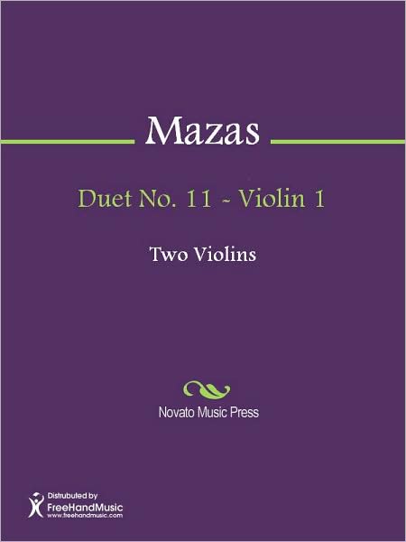 Duet No. 11 - Violin 1