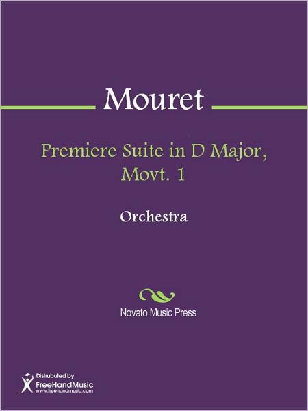 Premiere Suite in D Major, Movt. 1