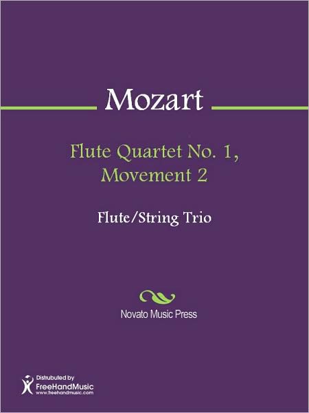 Flute Quartet No. 1, Movement 2