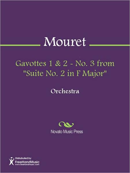 Gavottes 1 & 2 - No. 3 from "Suite No. 2 in F Major"