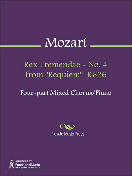 Rex Tremendae - No. 4 from "Requiem" K626