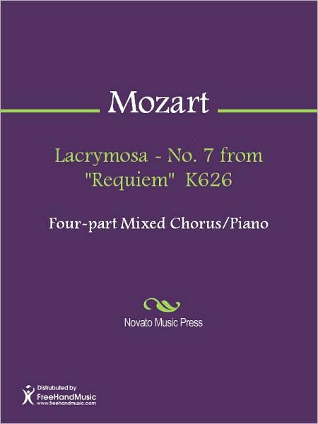 Lacrymosa - No. 7 from "Requiem" K626
