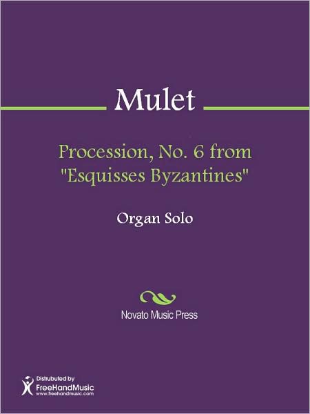 Procession, No. 6 from "Esquisses Byzantines"