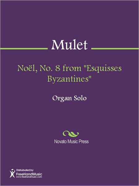 Noel, No. 8 from "Esquisses Byzantines"