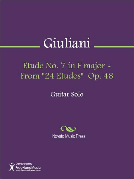 Etude No. 7 in F major - From "24 Etudes" Op. 48