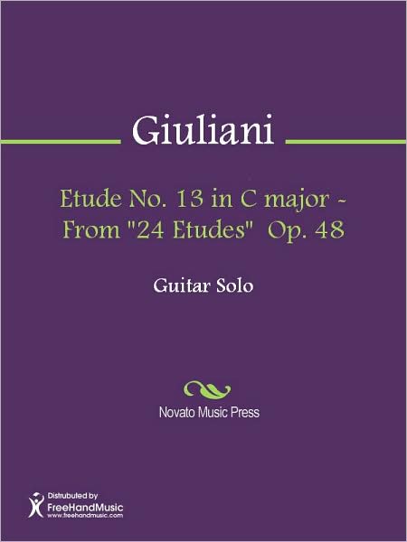 Etude No. 13 in C major - From "24 Etudes" Op. 48