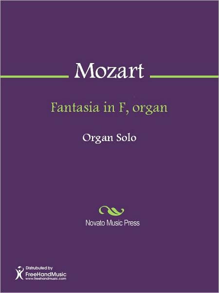 Fantasia in F, organ