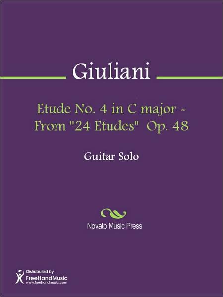 Etude No. 4 in C major - From "24 Etudes" Op. 48