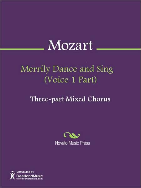 Merrily Dance and Sing (Voice 1 Part)