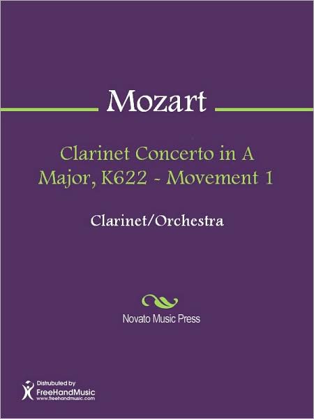 Clarinet Concerto in A Major, K622 - Movement 1