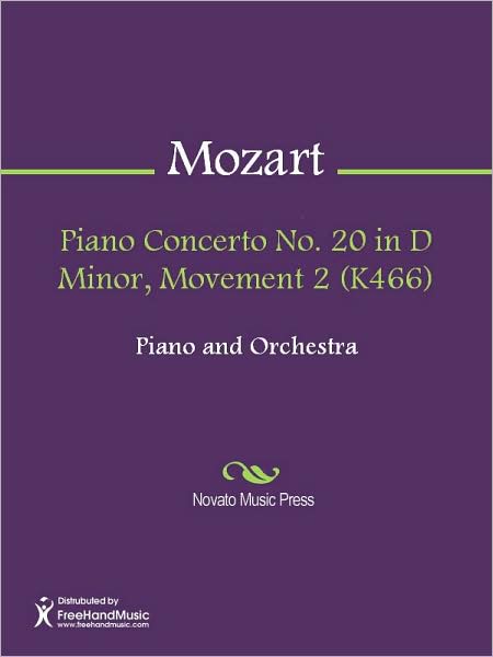 Piano Concerto No. 20 in D Minor, Movement 2 (K466)