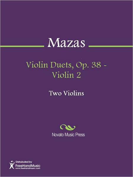 Violin Duets, Op. 38 - Violin 2