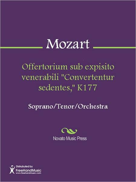 Offertorium sub expisito venerabili "Convertentur sedentes," K177
