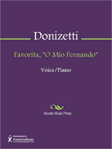 Favorita, "O Mio Fernando"
