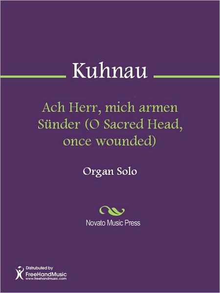 Ach Herr, mich armen Sunder (O Sacred Head, once wounded)