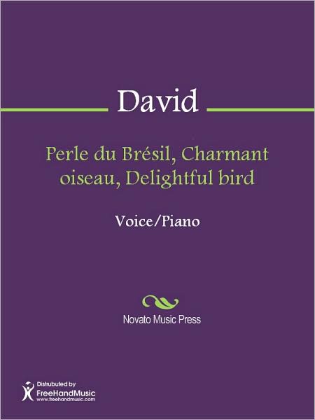 Perle du Bresil, Charmant oiseau, Delightful bird