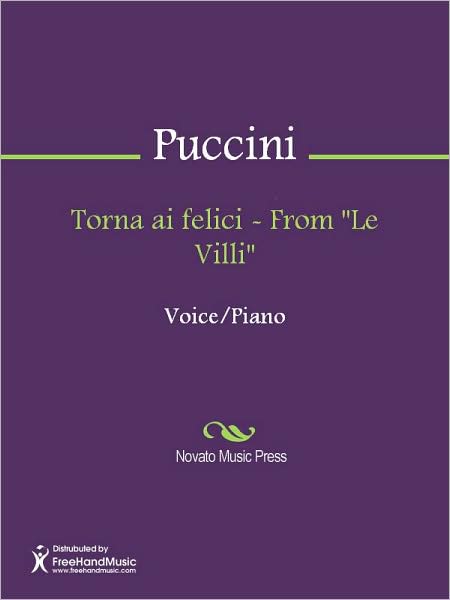 Torna ai felici - From "Le Villi"