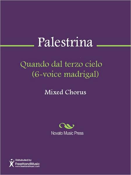 Quando dal terzo cielo (6-voice madrigal)