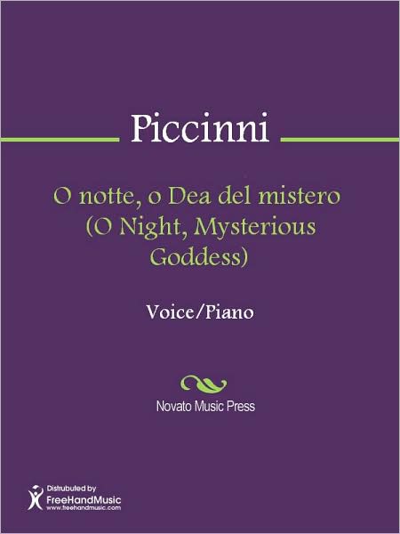 O notte, o Dea del mistero (O Night, Mysterious Goddess)