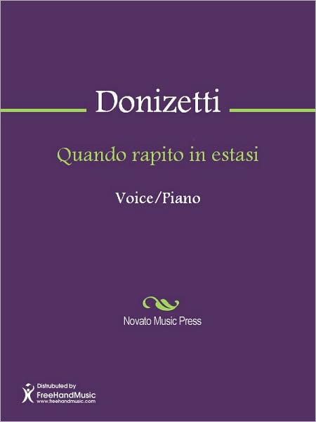 Quando rapito in estasi