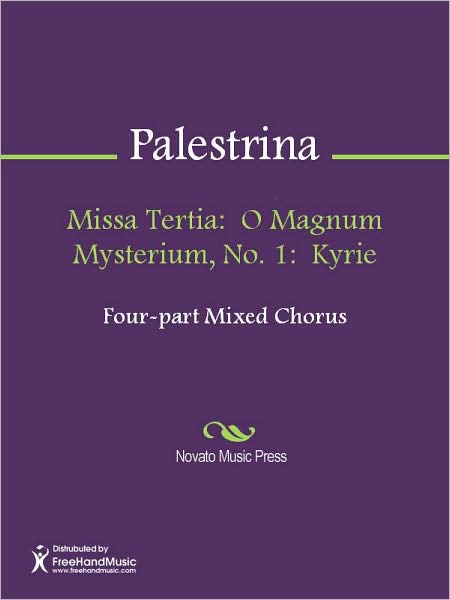 Missa Tertia: O Magnum Mysterium, No. 1: Kyrie
