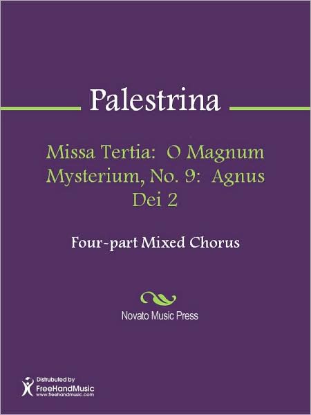 Missa Tertia: O Magnum Mysterium, No. 9: Agnus Dei 2